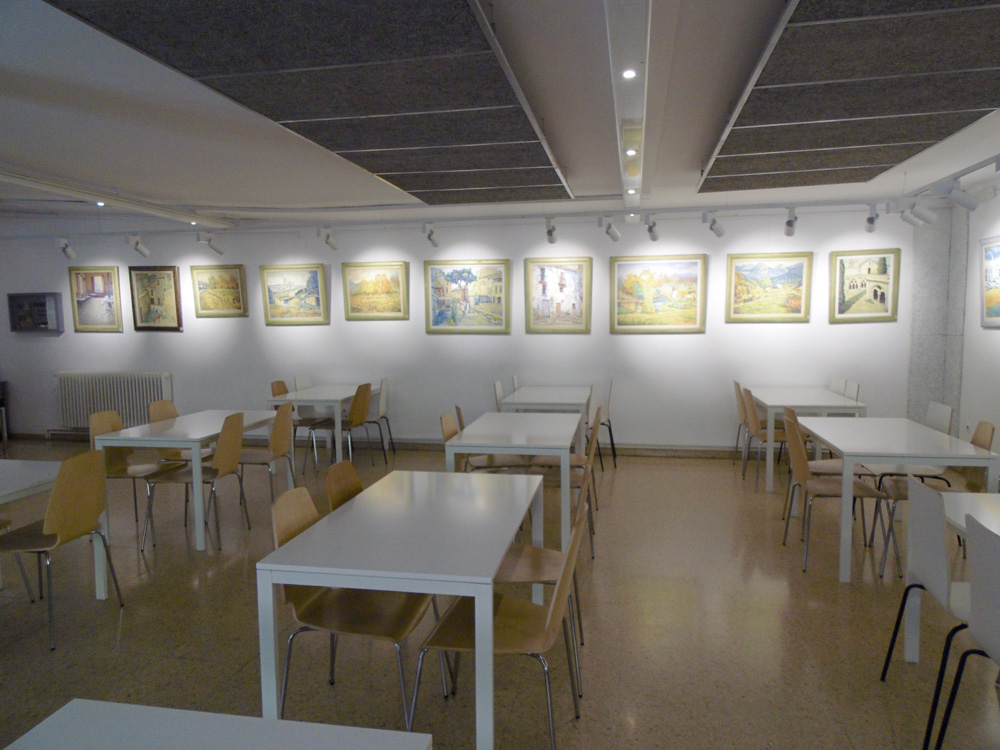 Exposició al B'Art de l'Ateneu, Antonio García "els meus estris són els pinzells, la meva escola la pintura al natural"