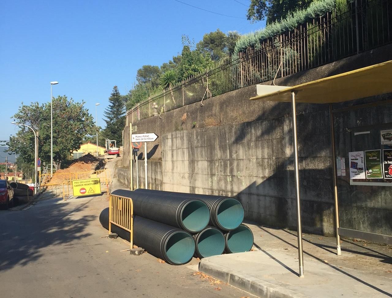 Comença la reurbanització del carrer de Montflorit