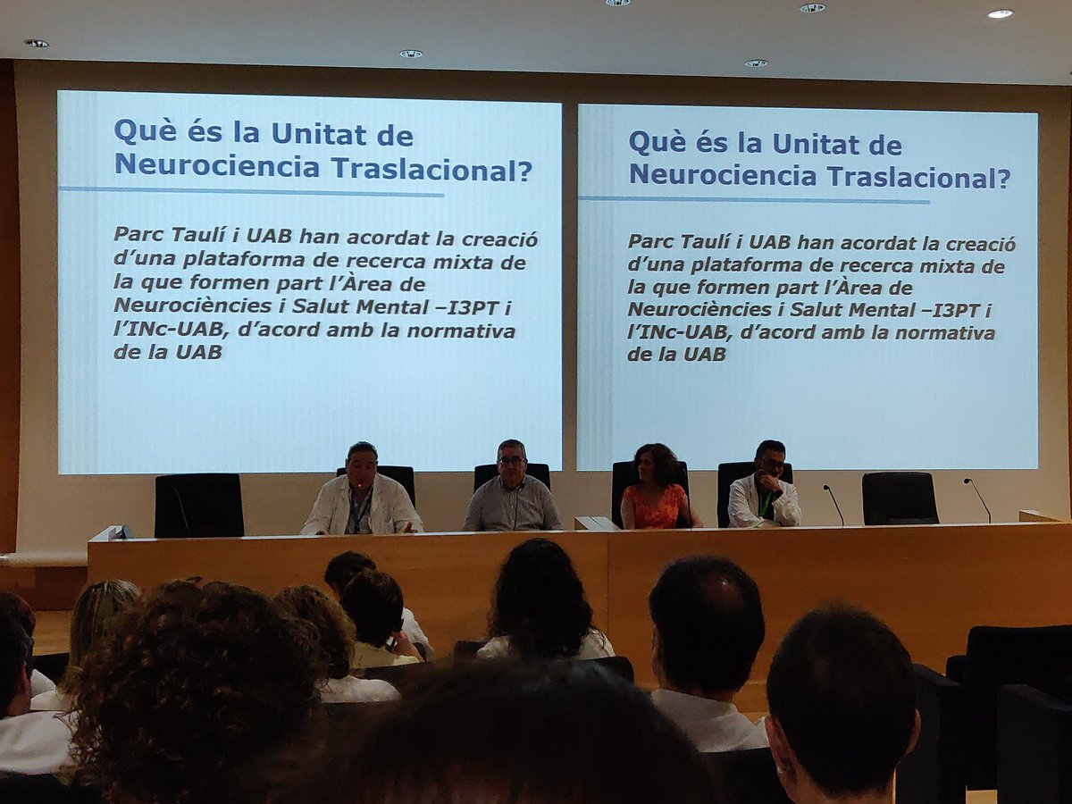 La UAB i la Fundació Parc Taulí constitueixen la nova unitat mixta de recerca en Neurociència Traslacional