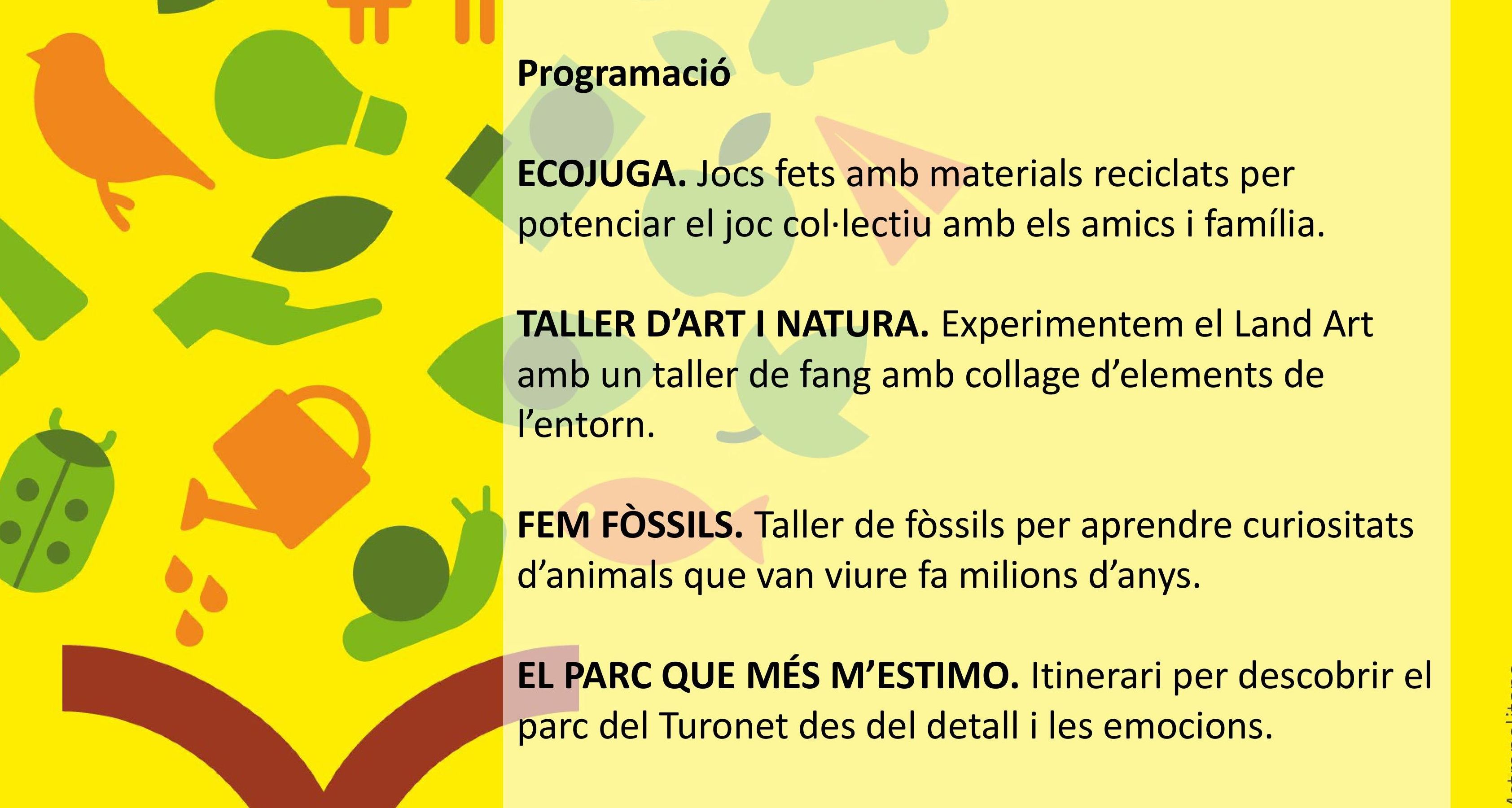 El Parc del Turonet serà una festa aquest diumenge