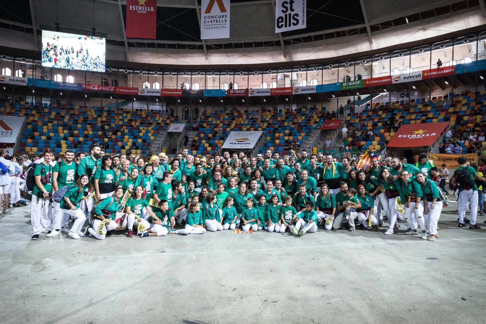 Laia Comas, cap de colla dels Castellers: "l'actuació a la Tarraco Arena va ser una experiència increïble"