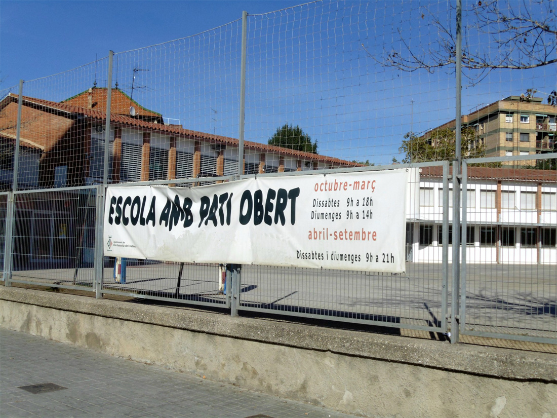 Els Patis Oberts incorporaran monitors per dinamitzar i tenir cura del seu bon ús