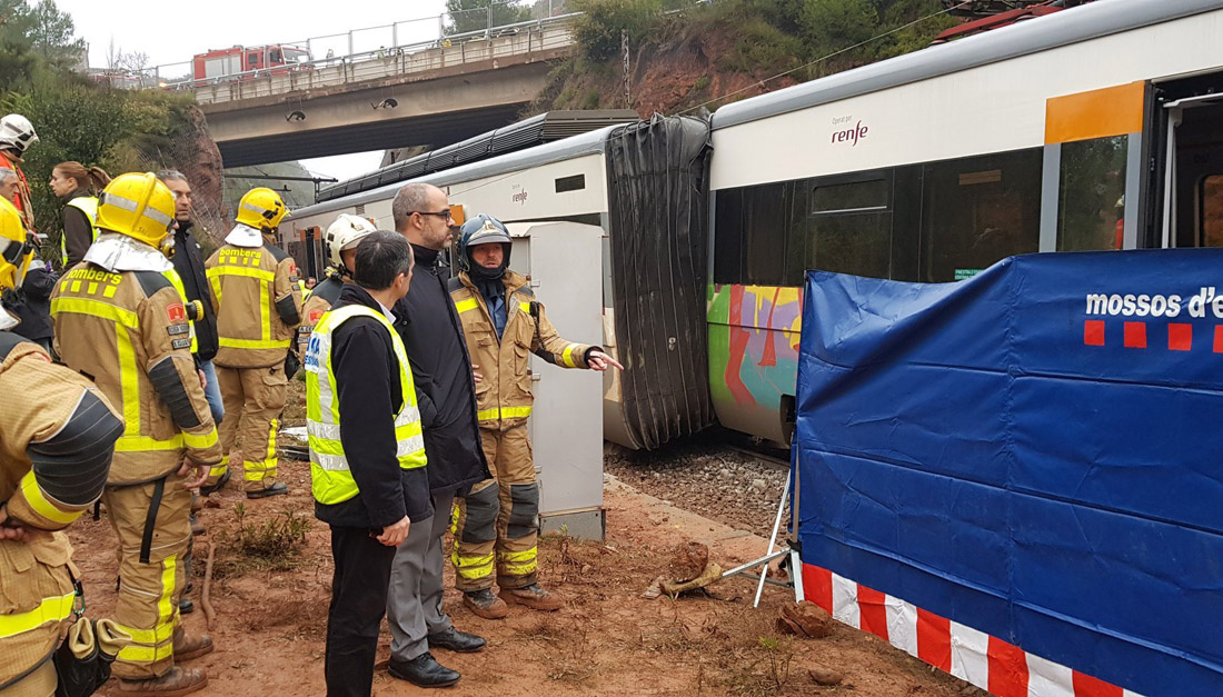 Renfe revisarà el reforç a la línia R4 afectada pel descarrilament de Vacarisses