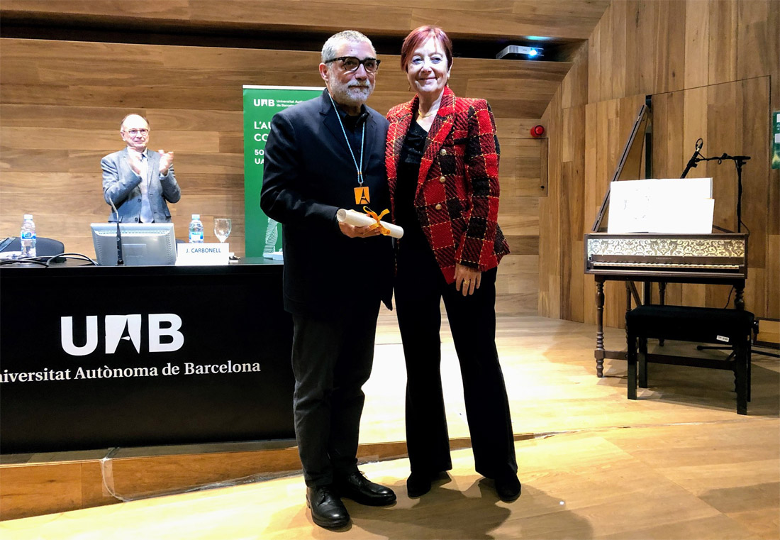 Jaume Plensa, doctor honoris causa per la UAB: "l'escultura és un lloc on sempre podràs tornar"