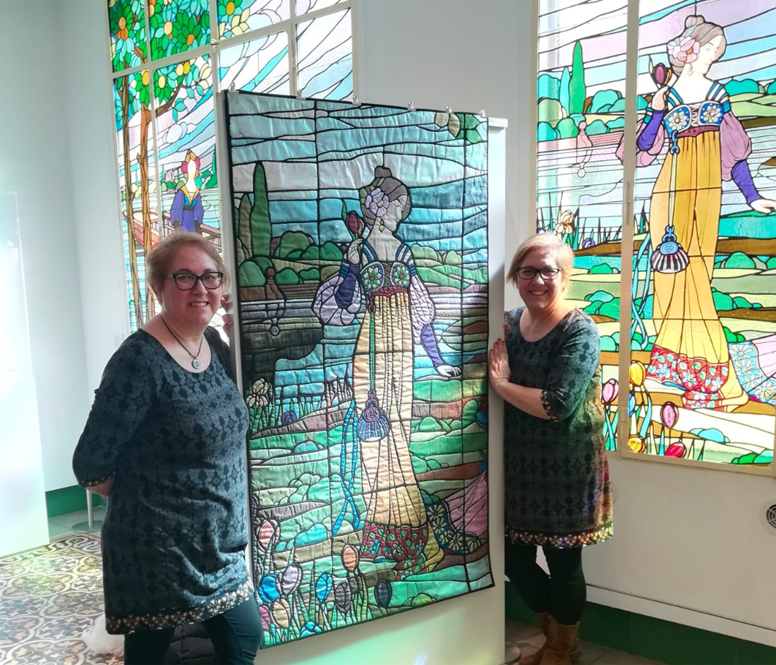 El quilt de la Dama de la Tulipa s’exposa a Houston per Sant Martí