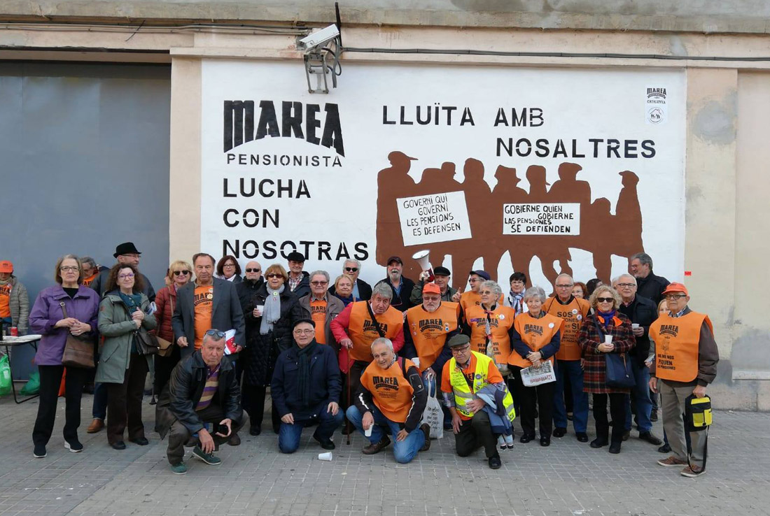 La Marea Pensionista fa una crida a la mobilització estatal del dia 15 contra la privatització de les pensions