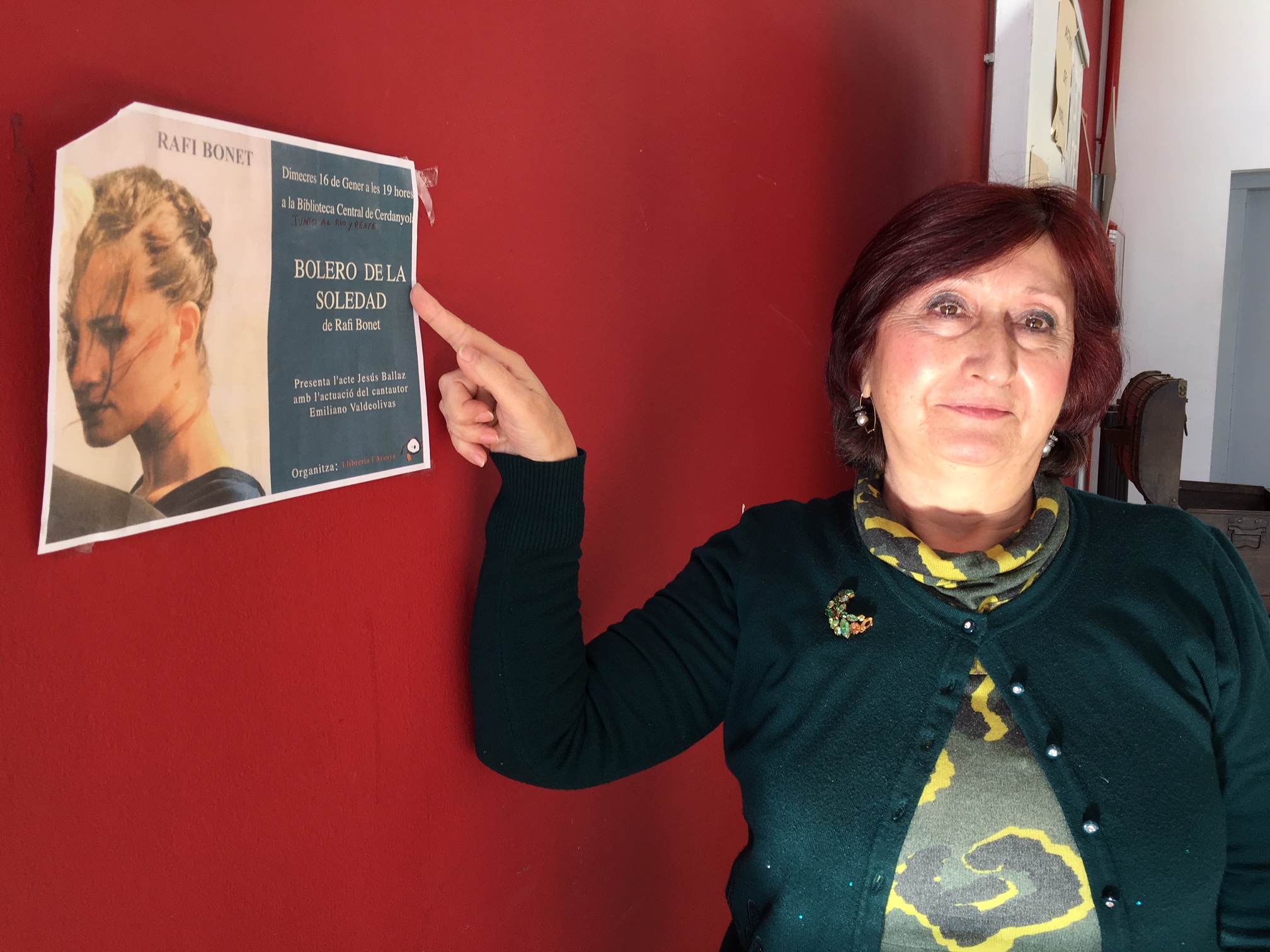 Rafi Bonet presenta 'Bolero de la soledad' avui a la Biblioteca