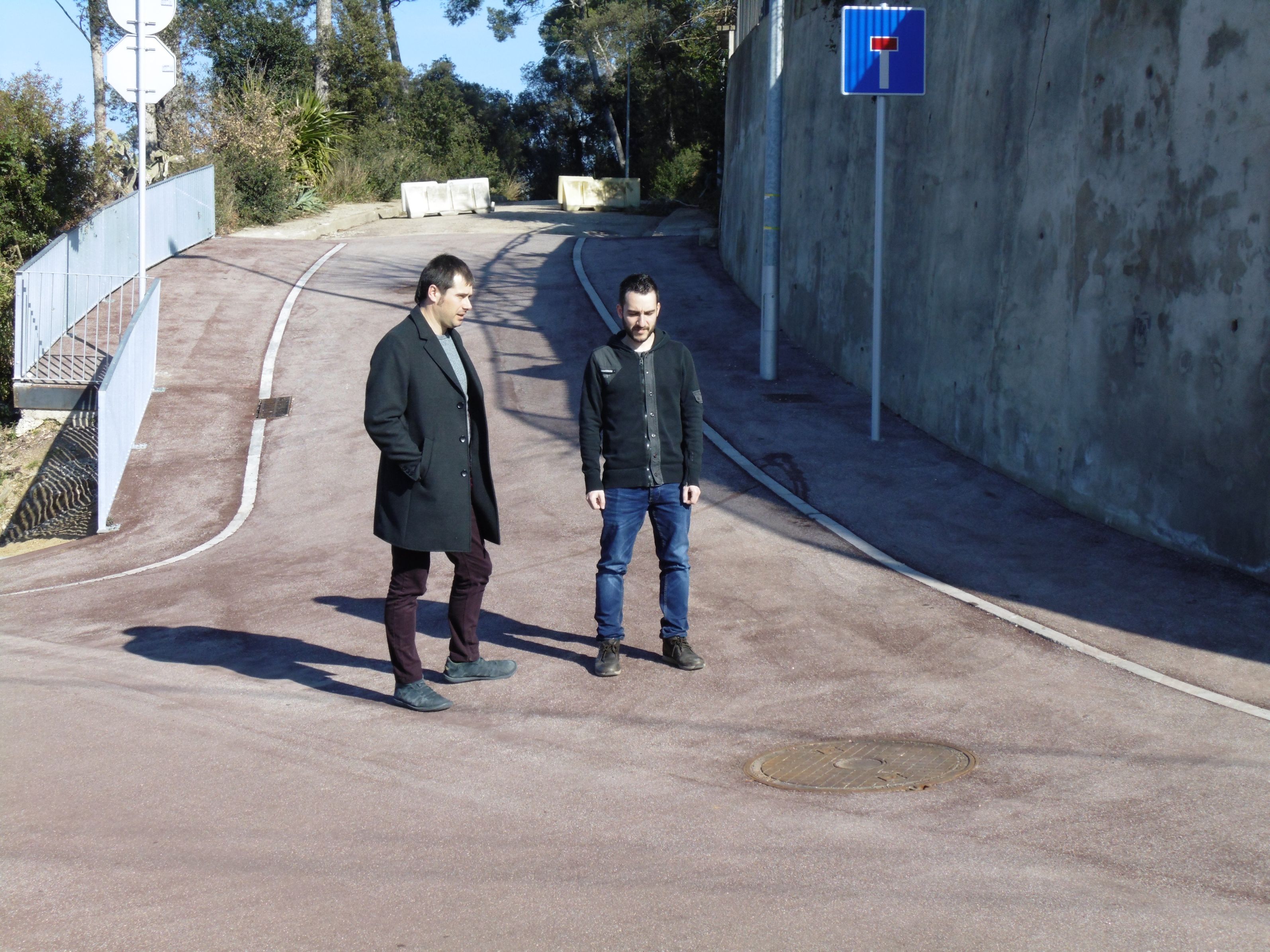 Darrers retocs a la renovació del carrer Montflorit