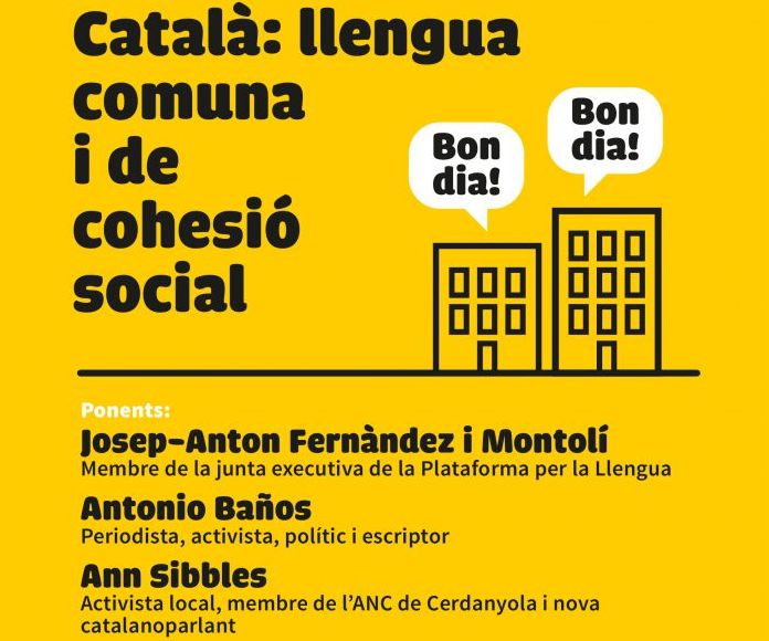 La Plataforma per la Llengua es presenta avui a la ciutat amb un acte sobre l'ús del català