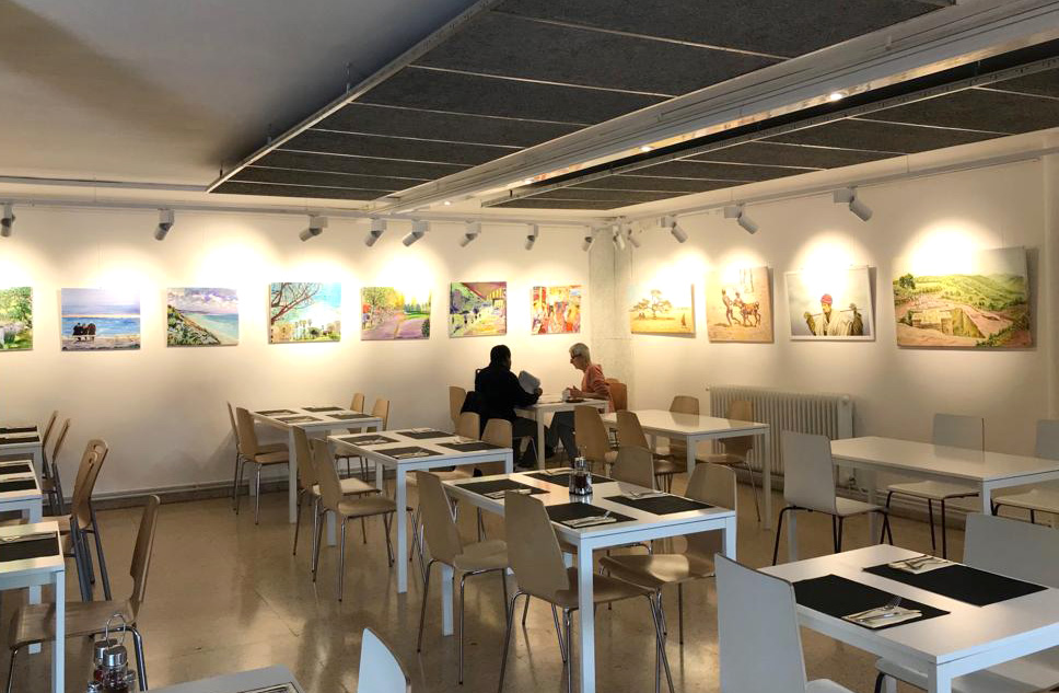 Exposició conjunta al B'Art de l'Ateneu amb estils totalment oposats