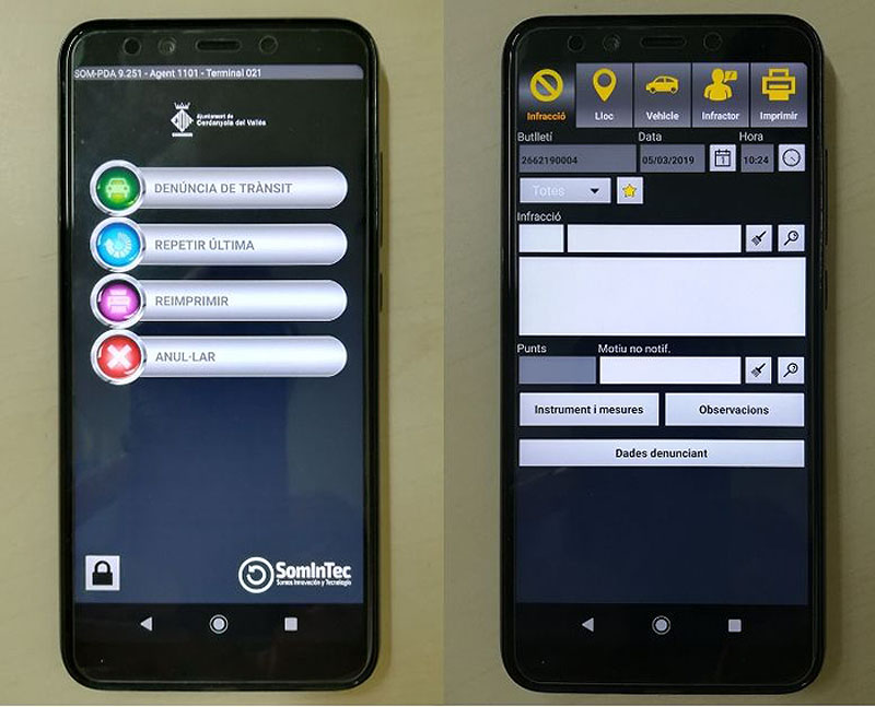 La Policia Local modernitza el seu equipament incorporant smartphones per optimitzar la seva feina
