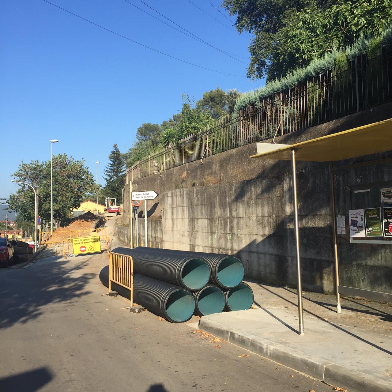 La reforma del carrer de Montflorit s’enllestirà com a màxim el 31 de maig