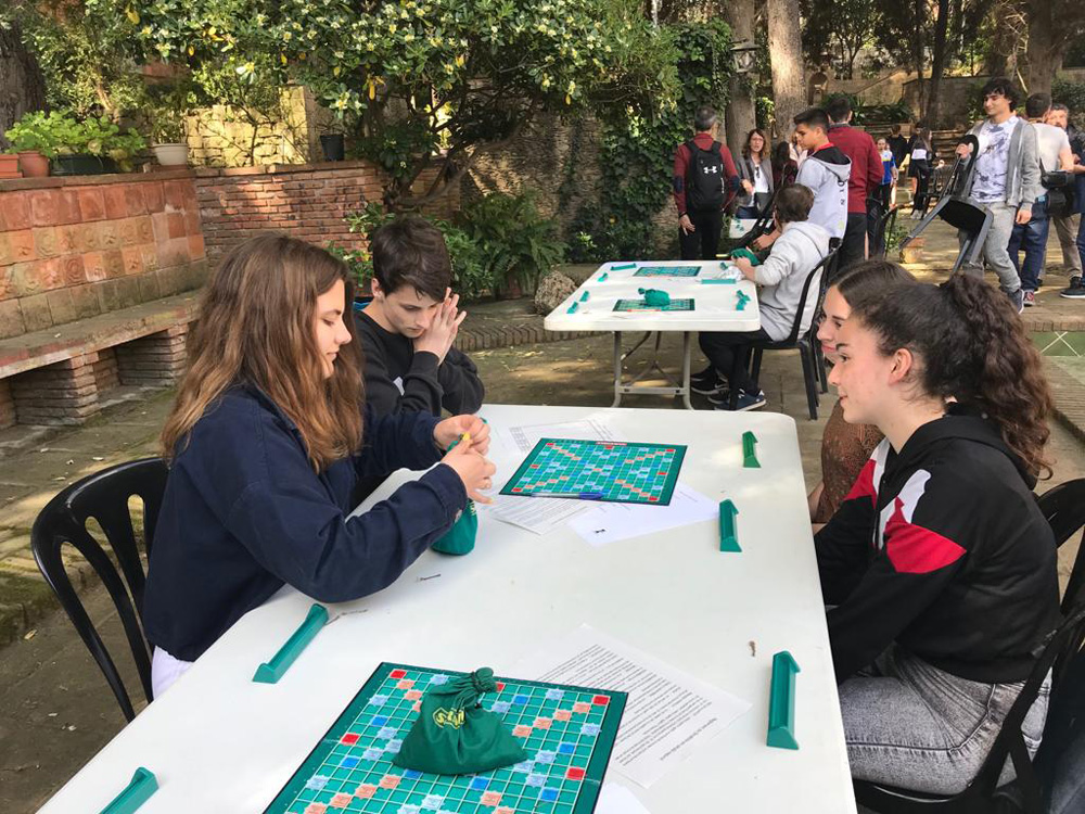 Acte de cloenda del Pla Educatiu d'Entorn amb l'Scrable com a protagonista