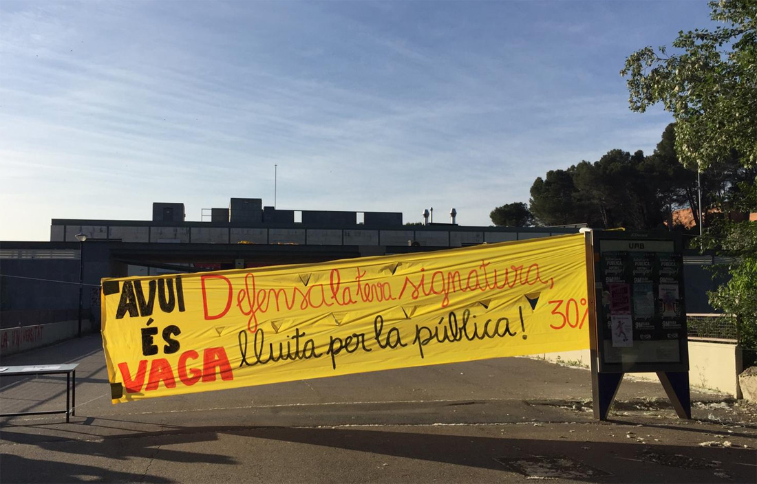 Vaga d'estudiants per rebaixar les taxes universitàries