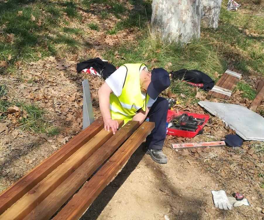 Els Plans d'Ocupació milloren el Parc de la Riera