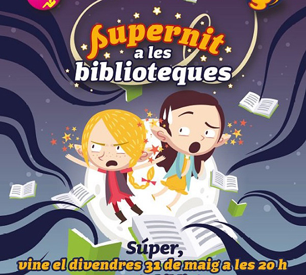 #Supernit a la Biblioteca Central de Cerdanyola del Vallès