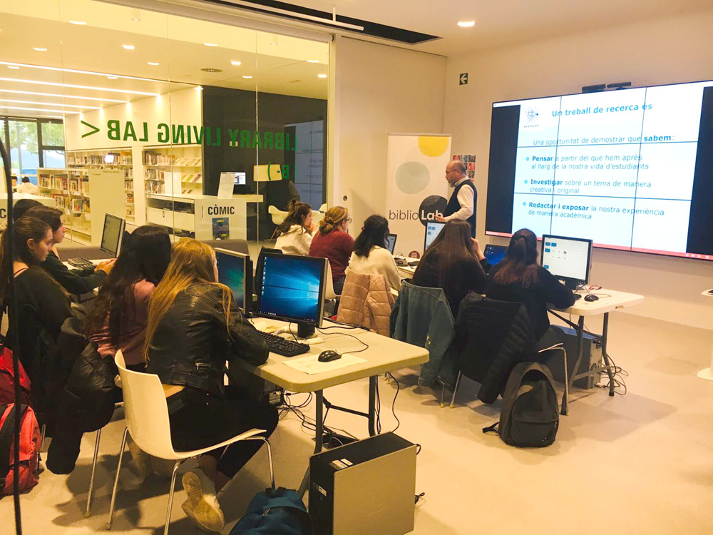 Tres biblioteques municipals del Vallès col·laboren amb instituts de secundària per millorar les competències en recerca de l’alumnat