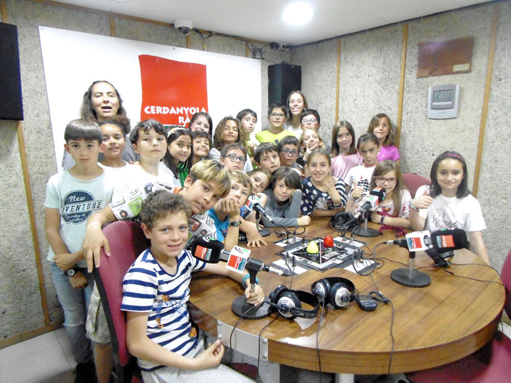 Programes escolars a Cerdanyola Ràdio. Escola Bellaterra 4t (grup groc)