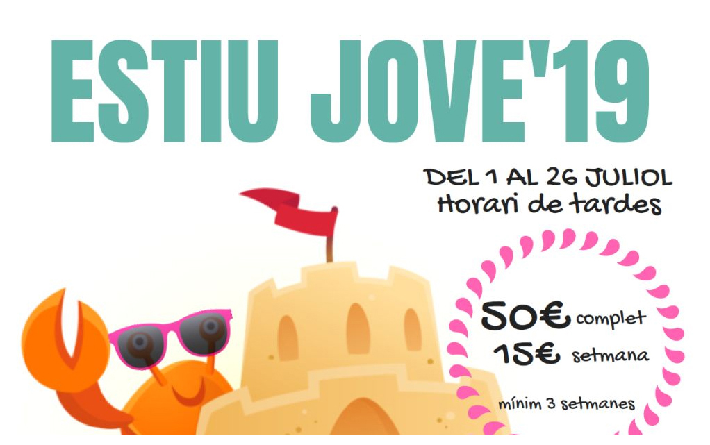 Obertes les inscripcions a l’Estiu Jove 2019
