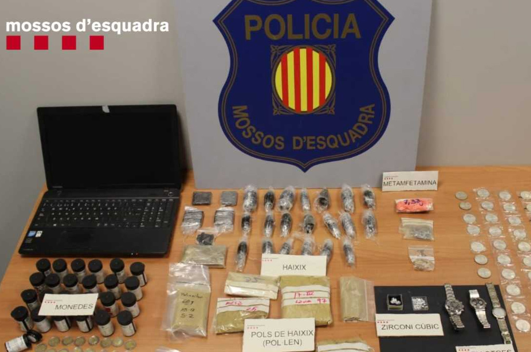 Els Mossos desmantellen una plantació de marihuana