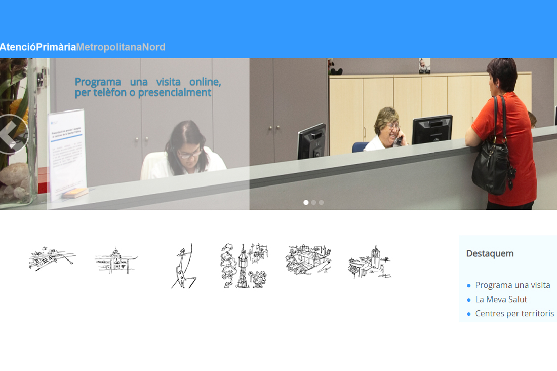 L’Atenció Primària de Salut presenta un web d’informació a internet per a Cerdanyola i l'entorn