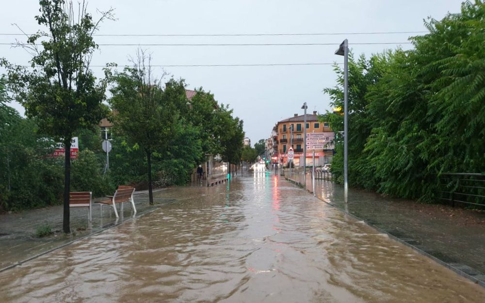 Intensa tempesta a Cerdanyola sense grans afectacions
