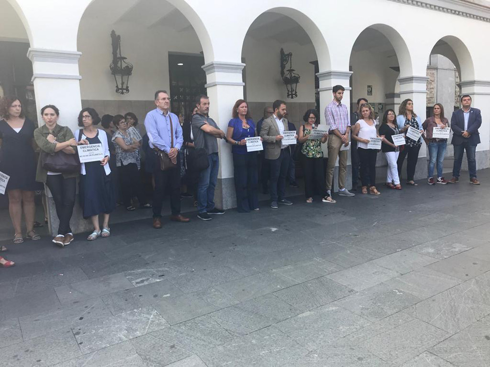 Concentració pel canvi climàtic, un repte al qual mai s'ha enfrontat la humanitat