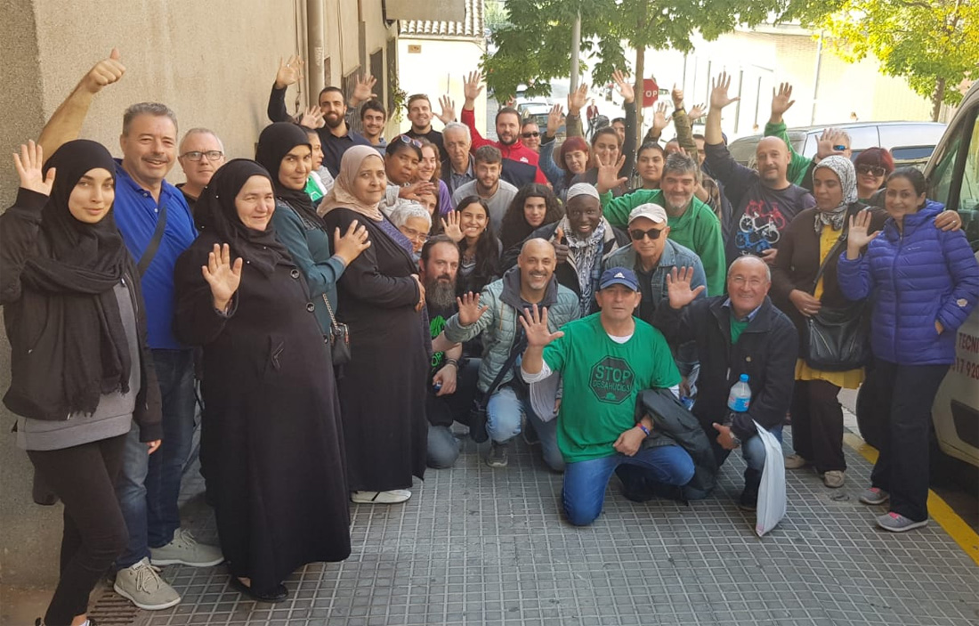 Farid, veí del carrer de Tiana, aconsegueix un ajornament d'un mes en el seu desnonament