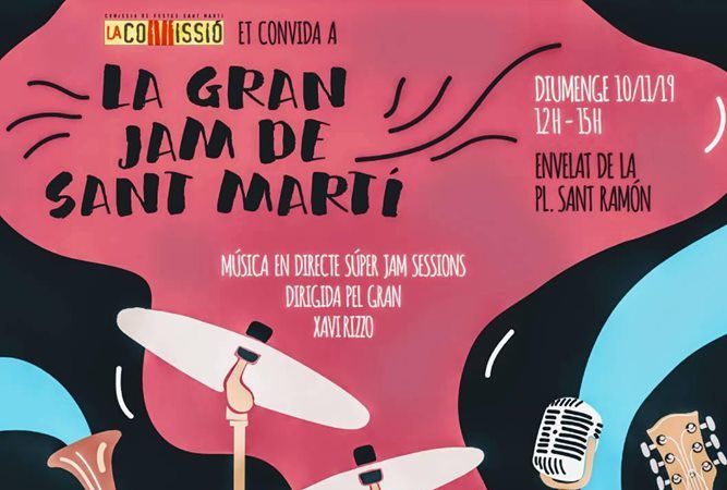 Música i vermut en la Gran Jam de Sant Martí