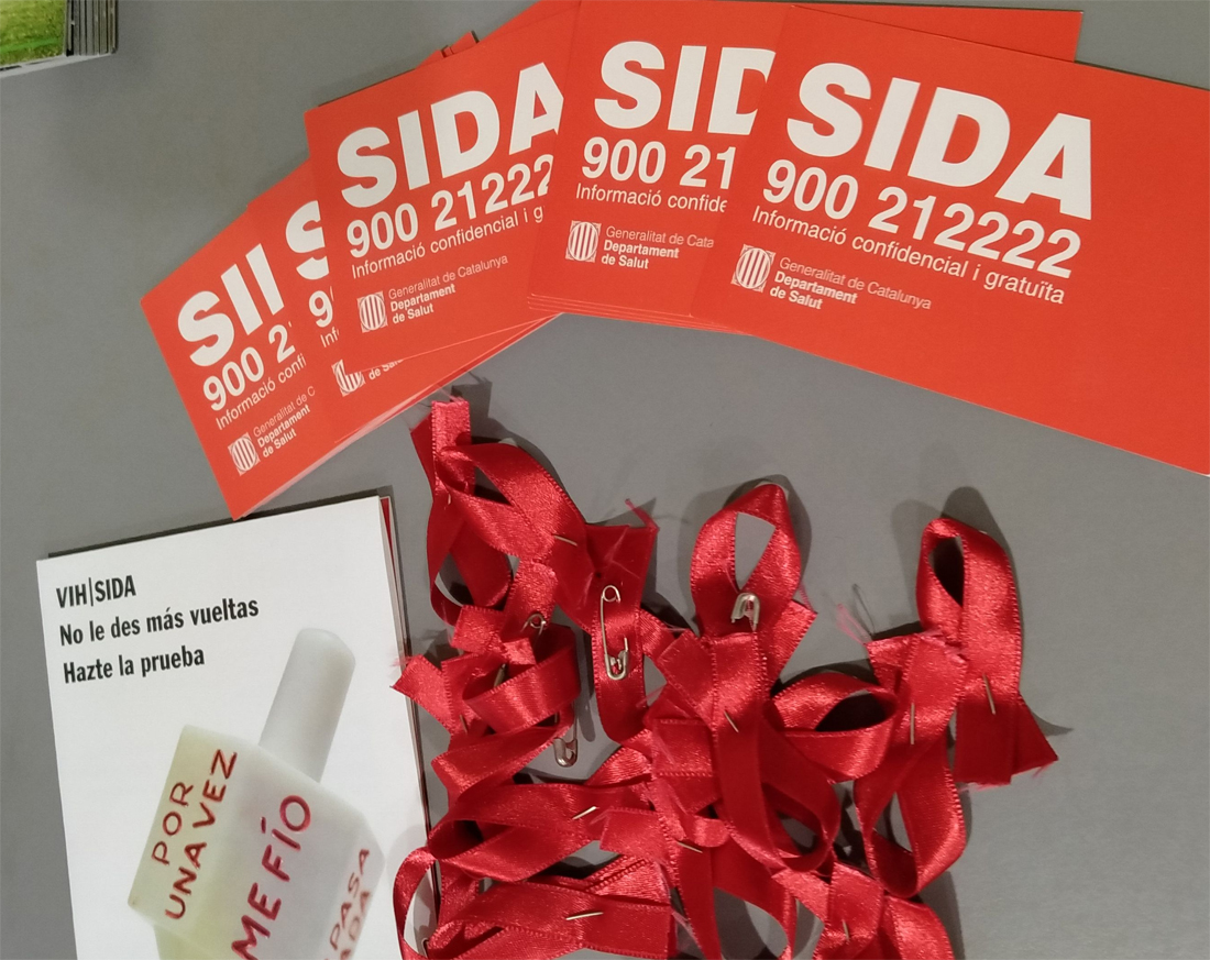 El Dia de la Sida es commemora amb el lema 'Ni estigma, ni discriminació!'