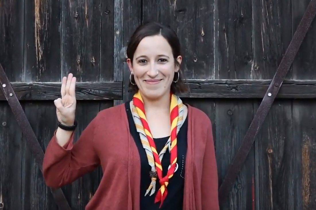 Laura Benseny, candidata a secretària general dels Minyons, Escoltes i Guies de Catalunya