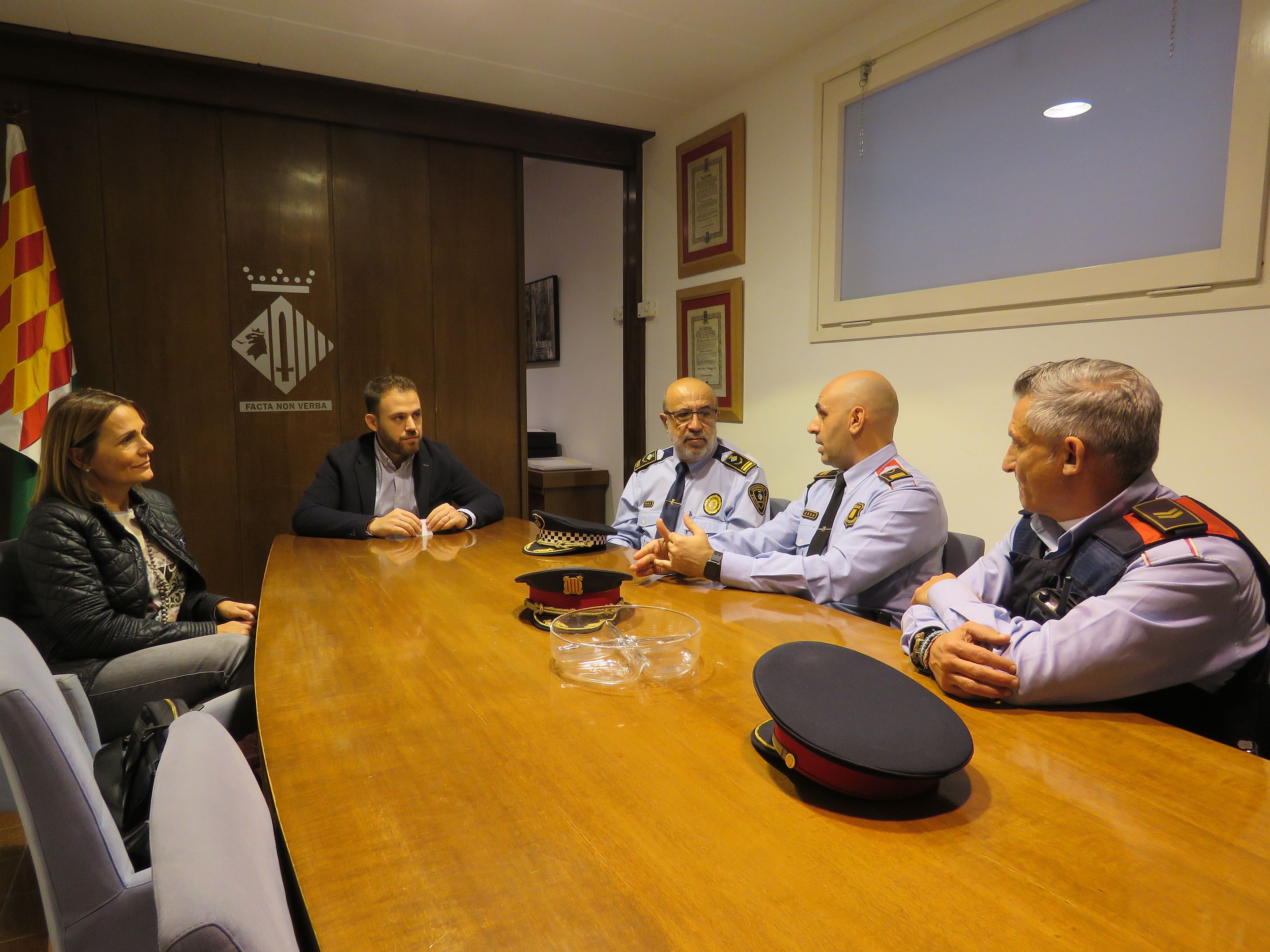Trobada municipal amb el nou intendent de l'ABP dels Mossos d'Esquadra