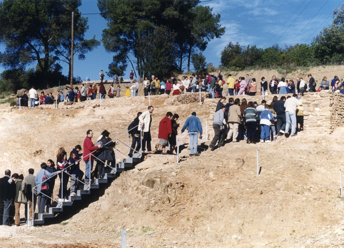 El poblat ibèric de Ca n'Oliver celebra els 20 anys de la seva obertura al públic