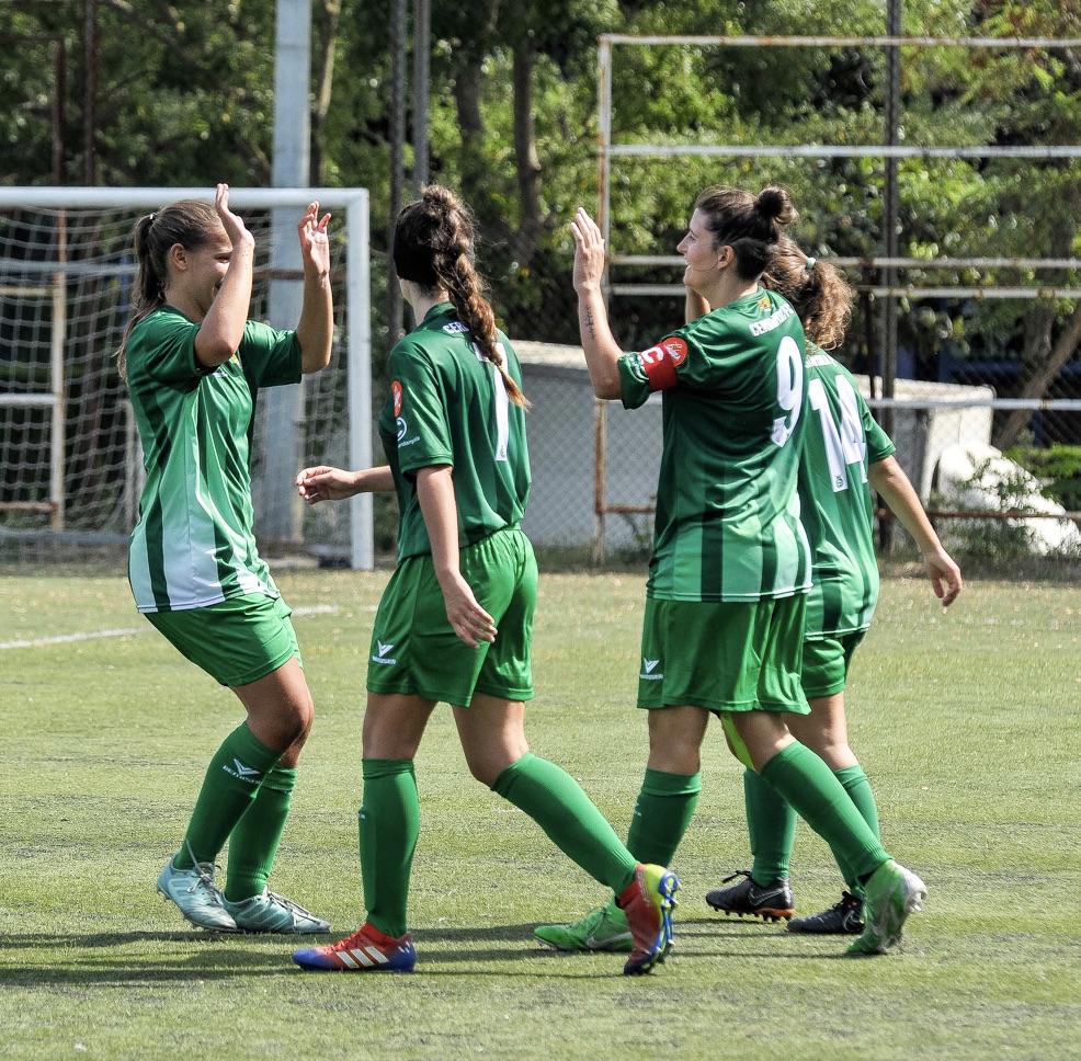 Golejada  del Cerdanyola FC femení davant el Sallent