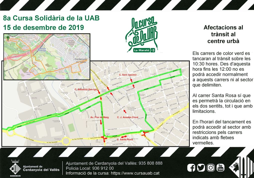 Afectacions al transport el cap de setmana del 14 i 15 de desembre