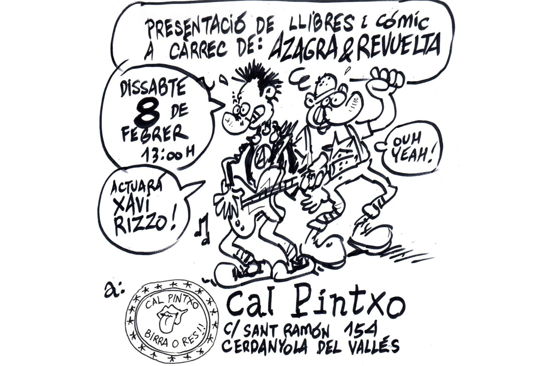 Azagra i Revuelta, autors de Pedro Pico i Pico Vena, presentaran les últimes creacions a Cal Pintxo