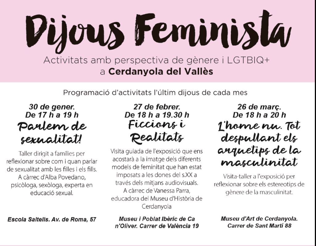 Un taller per a famílies inicia la quarta edició de Dijous Feminista