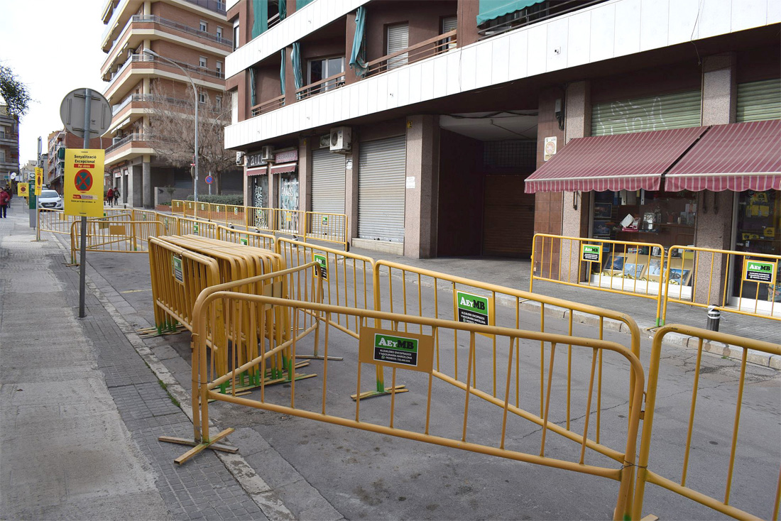 El carrer de Santa Marcel·lina es reurbanitzarà a partir de dilluns