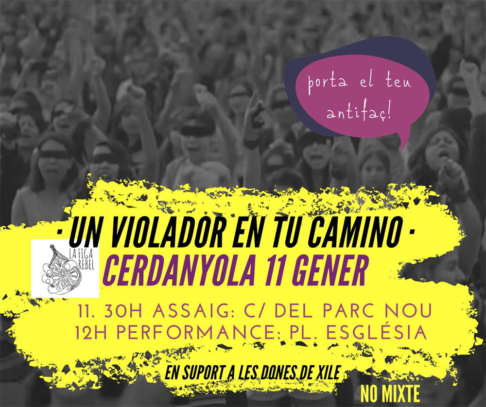 La Figa Rebel farà una performance aquest dissabte per denunciar la situació de les dones i dissidents a Xile