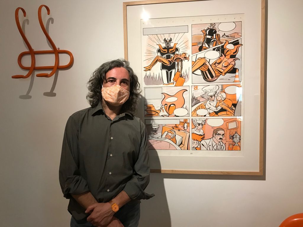 El fil poètic i taronja de David Ymbernon teixeix l’Ideari de Latung La La al MAC Can Domènech