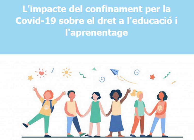 El Consell Comarcal presenta un estudi sobre l'impacte del confinament sobre el dret a l'educació i l'aprenentatge