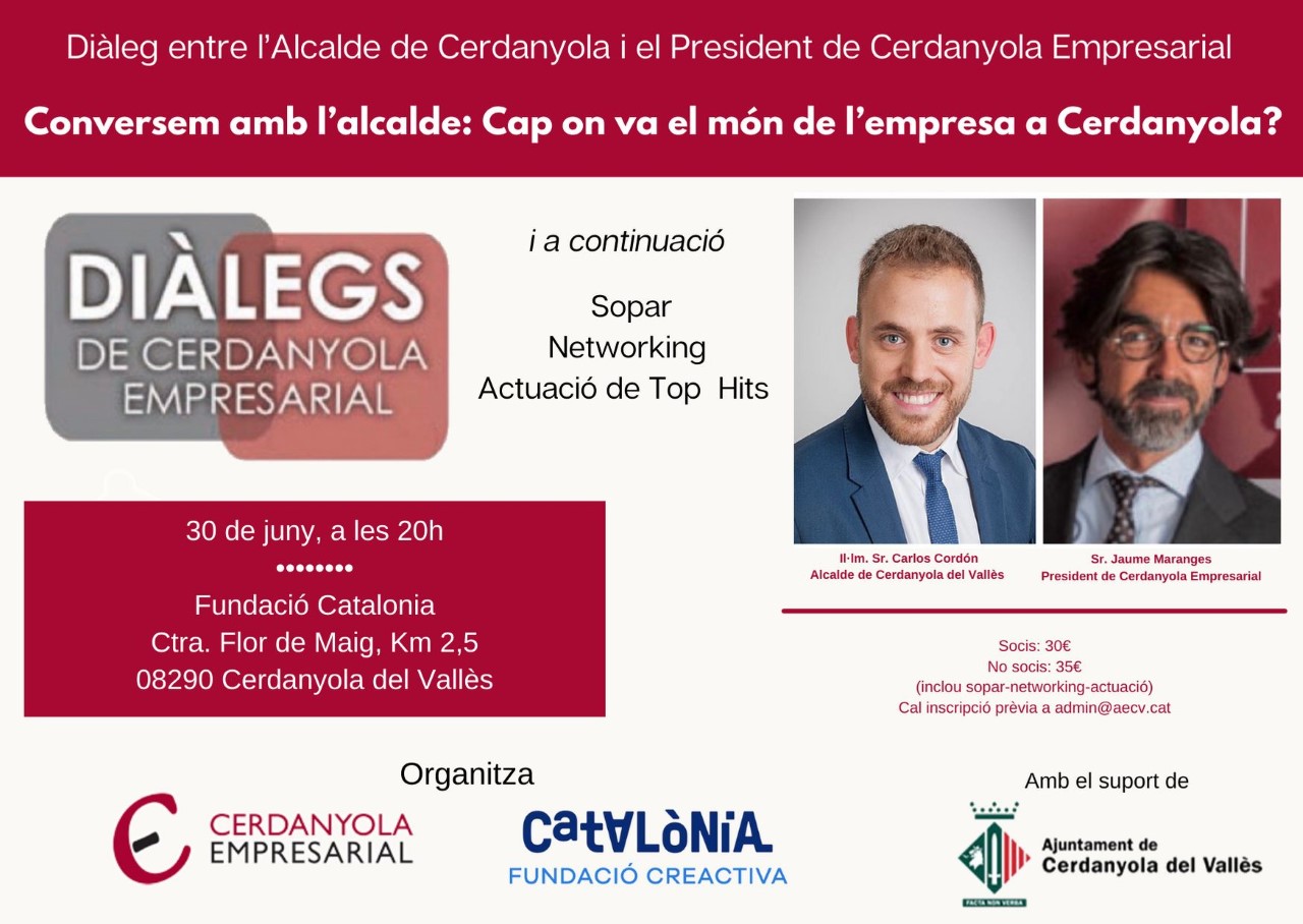 Cerdanyola Empresarial repren el cicle de Diàlegs