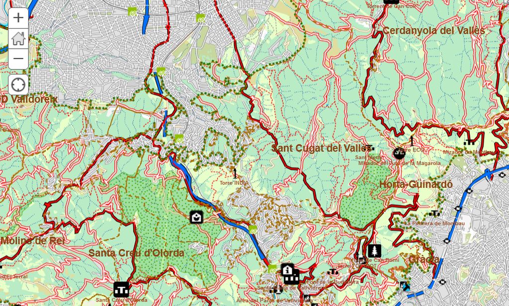El Consorci del Parc Natural de la Serra de Collserola ha presentat un nou mapa guia sobre el Parc Natural